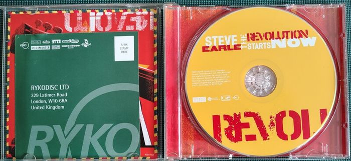 Steve Earle - The Revolution Starts Now CD (2004) Country Folk Rock EX+