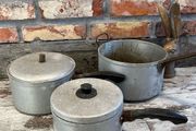 vintage pots