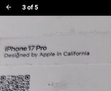 iphone 17 pro box