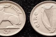 [#975] - Ireland 1968 | 3 Pence | Irish 3d | Hare | KM.12a | MS