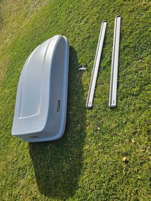 roof box and rails
