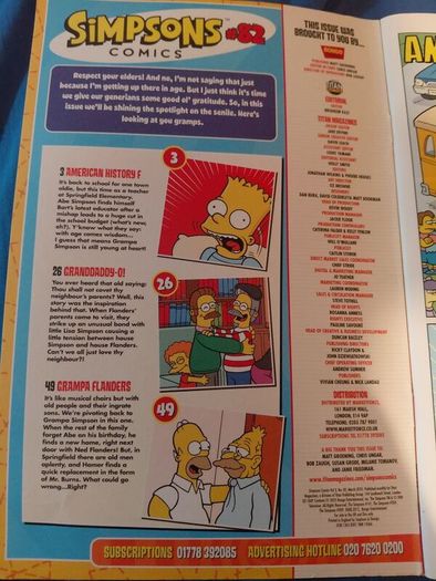 Simpsons comic