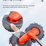 Car Washer Mop Foam Wash Brush Double Brush Head Roof Window Cleaning Maintenance Three-Section Telescopic Mop Car Accessories Image 2