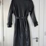 zara leather trench coat Image 3