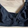 M&S Black Cotton Non Wire Bra Image 4
