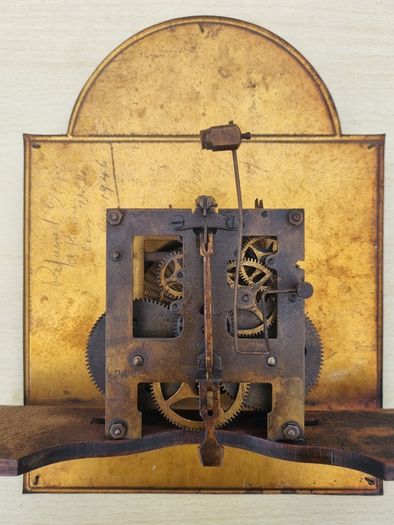 German wall clock Gustav Becker