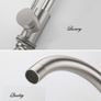 Modern Kitchen Sink Taps Mono Basin Mixer Single Faucet Chrome Tap Image 9