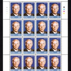 2005 Ireland Erskine Childers Commemorative Sheetlet Plate 1A1A1A1A Mint Never Hinged (MNH)