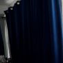 Navy Velour Curtains Image 2