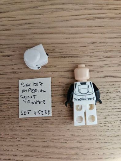 lego sw1007 imperial scout trooper, set 75238