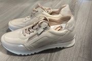 Marco Tozzi Side-Zip Nude Trainers Size UK 3 / EU 36