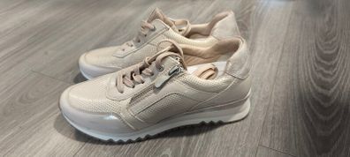 Marco Tozzi Side-Zip Nude Trainers Size UK 3 / EU 36