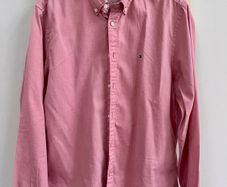 Tommy Hilfiger Men's Casual shirt Pink MEDIUM PRICE REDUCED