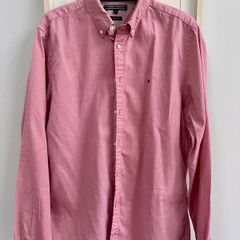 Tommy Hilfiger Men's Casual shirt Pink MEDIUM PRICE REDUCED