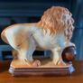 Antique Pottery Lions Image 4