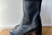 Unisa heeled leather boots 8/41