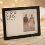 "MR & MRS - The Story of Us" Black Wide Wedding Frame Image 2