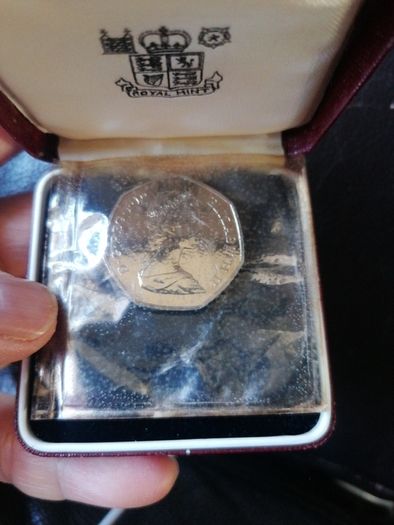 1973 Proof 50 Pence Coin