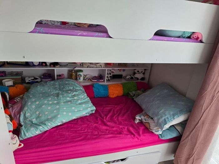 bunk bed with drawers