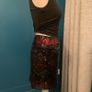 Black & Red sequin skirt. Size S Image 3