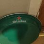 Heineken beer/drinks metal trays Image 4