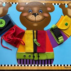 Melissa &Doug educational frame + Old McDonnald wooden puzzle