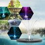 Solar Fountain Pump 3.5W LED Solar Powered Water Feature and Round Shape Solar Water Pump with 6 Nozzles for Bird Bath, Garden, Pond, Fish Tank (FREE POSTAGE) Image 5