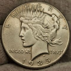 USA United States 1935 Silver Peace Dollar Key Date