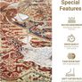 Rugs for Bedroom Living Room Large 160x230 cm  Traditional Area Rugs Majestic Cashmere Style - Soft Short Pile Vintage Rug - Carpet for Dining Room Easy To Clean Image 2
