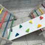 Pikler triangle climbing set with slide/climbing, foldable Image 2