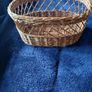 Wicker storage basket - oval shape Image 3