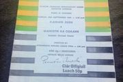 1985 &amp; 1986 Cork Hurling County Finals match programmes (postage included)