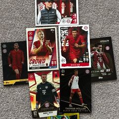 9 Bayern munchen match attax cards