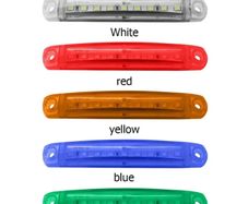 5pcs New Bright 12V-24V 9 LED Side Marker Light