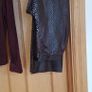 Ladies Genuine Leather /Suede Snakeskin Patterened Trousers Image 5