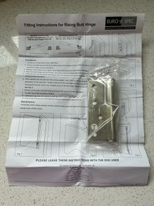Rising Butt Hinge RH