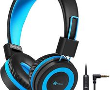 SALE Headphones, Childrens Headphones for Boys, 85/94dB Volume Limited, Stereo Sound, Foldable, Untangled Wires, 3.5mm Jack for School/Travel
