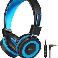 SALE Headphones, Childrens Headphones for Boys, 85/94dB Volume Limited, Stereo Sound, Foldable, Untangled Wires, 3.5mm Jack for School/Travel