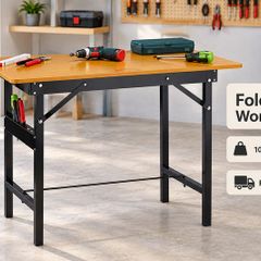 Folding Workbench Portable Work Table for DIY Craft and Workshop Projects