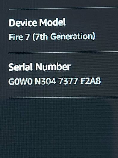 Amazon Fire 7, 7th Generation), Model SR043KL, 16GB, in excellent cosmetic Condition
