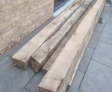 4 Large Oak Beams