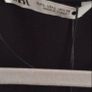top Bnwt Zara black top size large tie front end Image 6