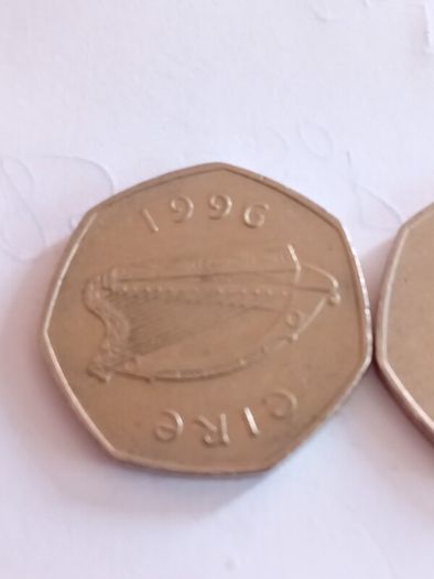 Irish Decimal 50p Coins