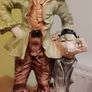 2 antique figurines made in Italy Image 8