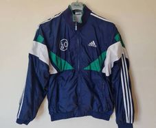Vintage 90s Adidas german football track jacket Size xl ptp 24" in excellent condition