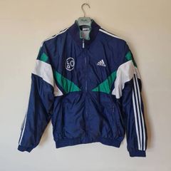 Vintage 90s Adidas german football track jacket Size xl ptp 24" in excellent condition