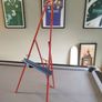 Vintage Retro School Desk, Folding Chair & Floor Easel Set - Image 4