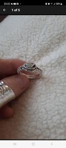silver jack skellington ring