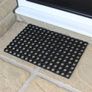 100% Rubber Door Mat 60 x 40 cm Honeycomb Ring Heavy Duty Rubber Mat Outdoor Entrance Black 40 x 60 x 1.5 cm Image 3