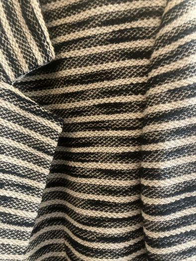 Stylish striped navy white blazer Massimo Dutti 12